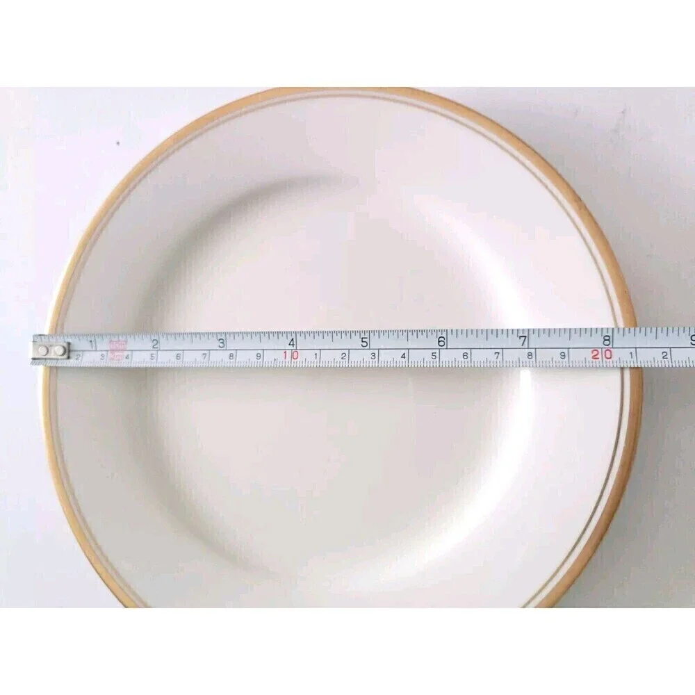 Noritake Japan Dinner Salad Plates Ivory China Viceroy 7222 Set Of 4 Vintage